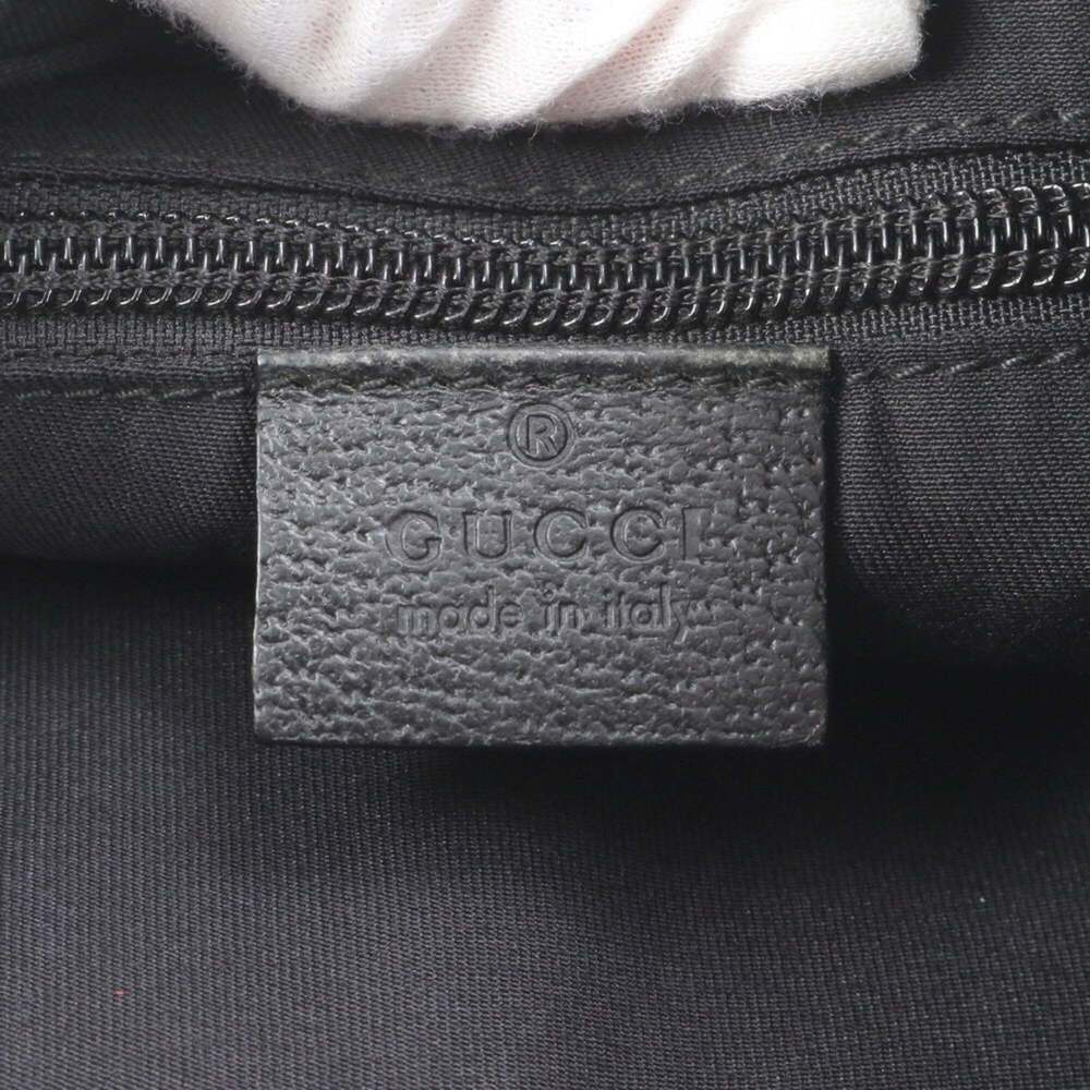 GUCCI Black Leather Shoulder Bag - Picture 8 of 10